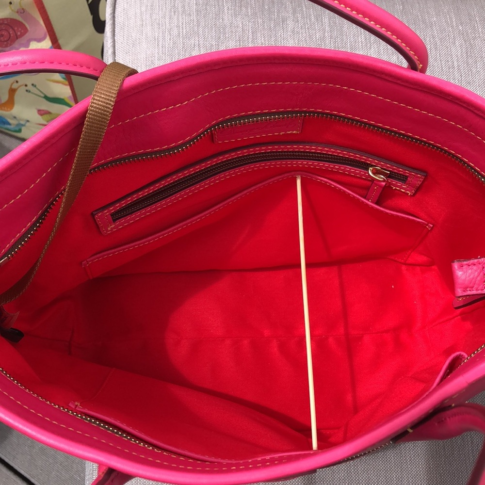 Dooney & Bourke Florentine Fuchsia Pink tote - Picture 9 of 12